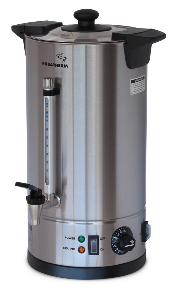 Double Walled Hot Water Urn with automatic function (50 cups, 10 Liters)